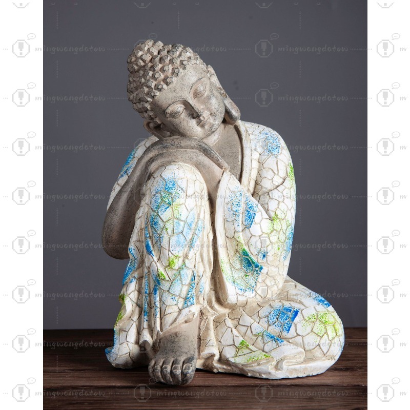 Us Bonsai Garden - Mini Buddha Statue Ornament, New Chinese