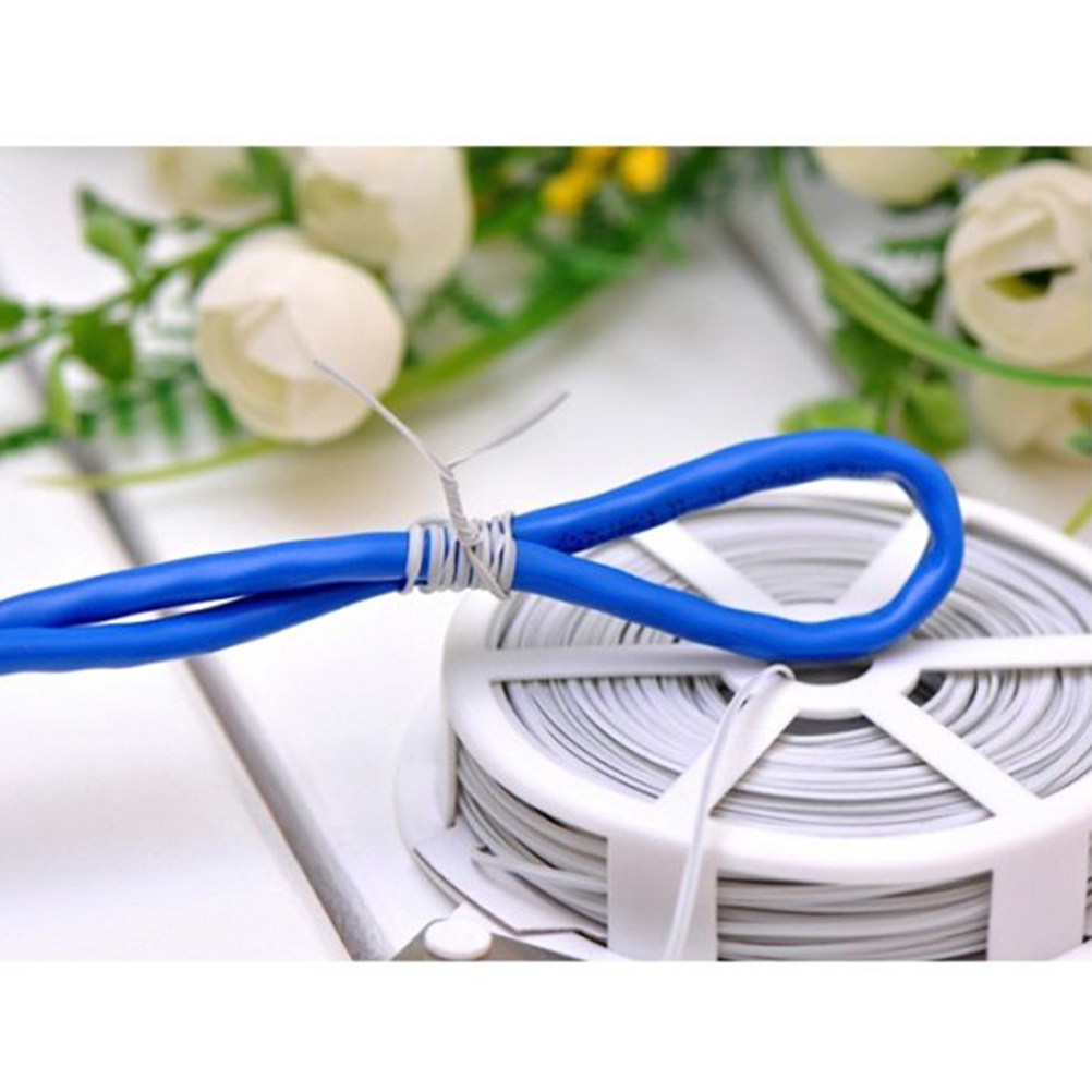 Us Bonsai Garden - 3pcs Garden Tie 30 Meters White