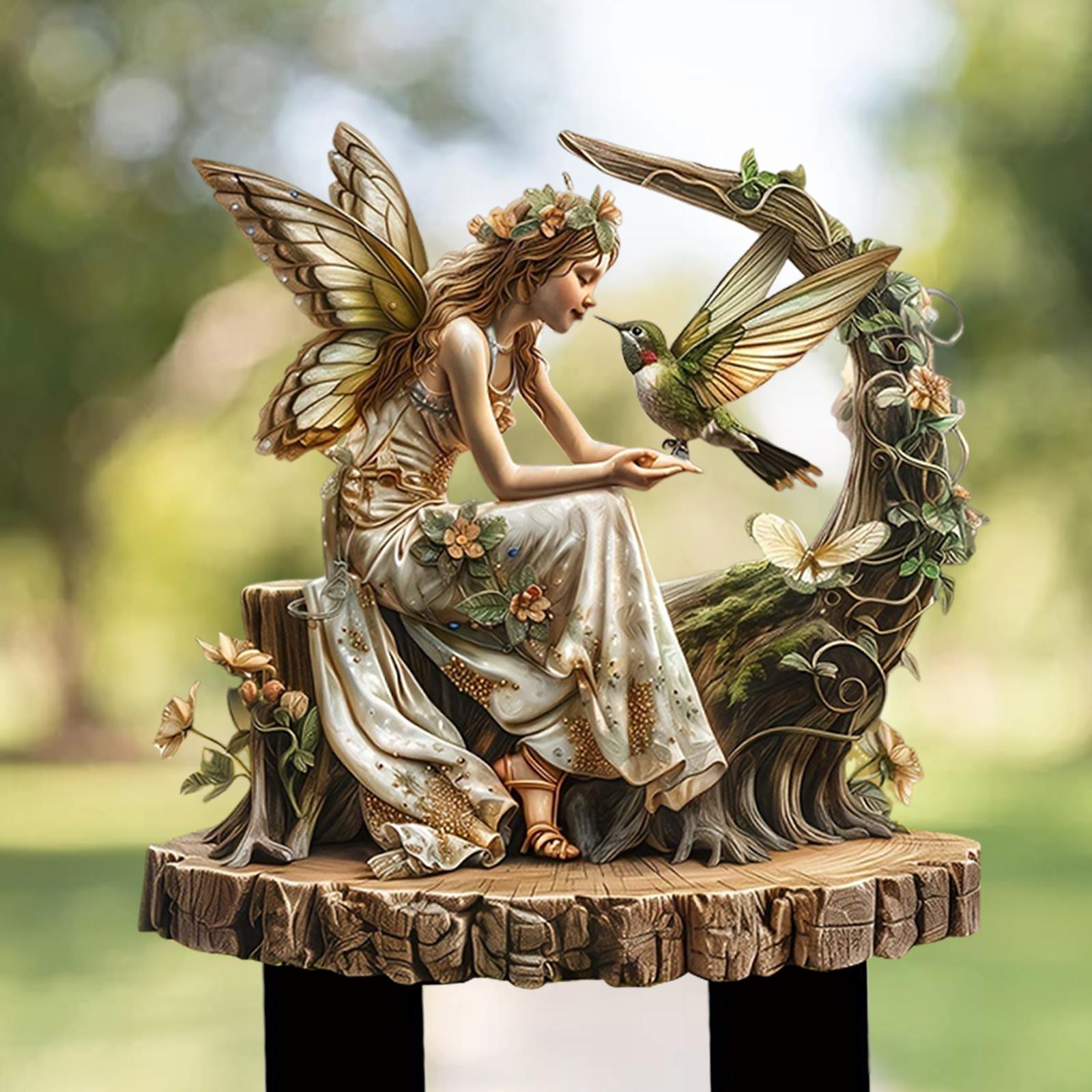 Bonsai Garden Accessories - Fairy Decorative Garden Stake 2D Flower
