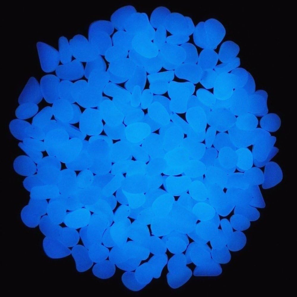 Fish Tank Rocks Glow Blue Pebb - Bonsai Garden Accessories 评论和价格