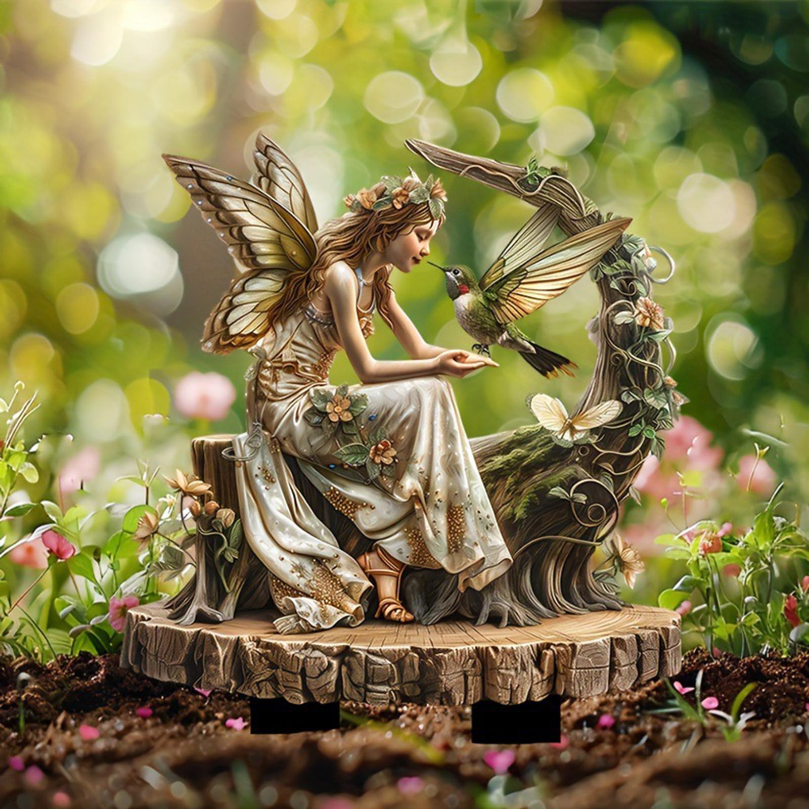 Fairy Decorative Garden Stake  - Bonsai Garden Accessories 评论和价格