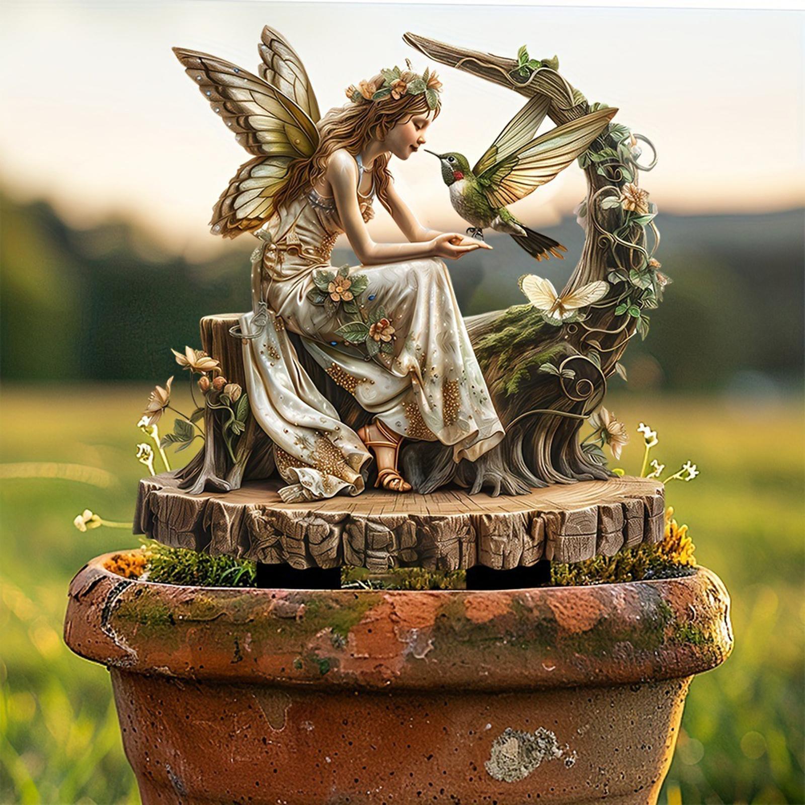 Fairy Decorative Garden Stake  - Bonsai Garden Accessories 评论和价格