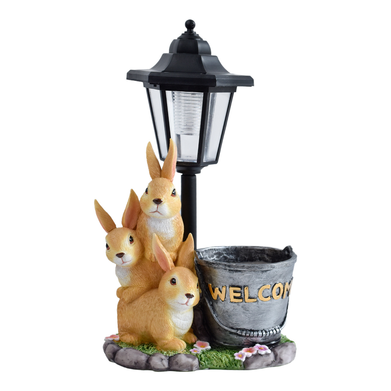 New rabbit solar garden light  - Bonsai Garden Accessories 评论和价格